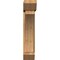 Ekena Millwork Thorton Slat Rough Sawn Bracket w/ Offset Brace, Western Red Cedar, 8"W x 28"D x 40"H BKT0806X28X40THR06RWR - alternate 3